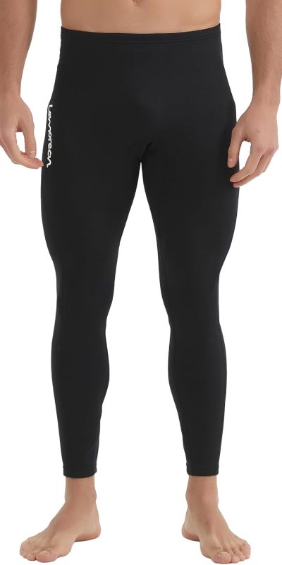 Lemorecn Wetsuit Pants Men 3mm and Wetsuit Pants Men 2mm /1.5 mm Neoprene Swim Pants for Swimming Canoeing Snorkeling Scuba Kayaking Diving