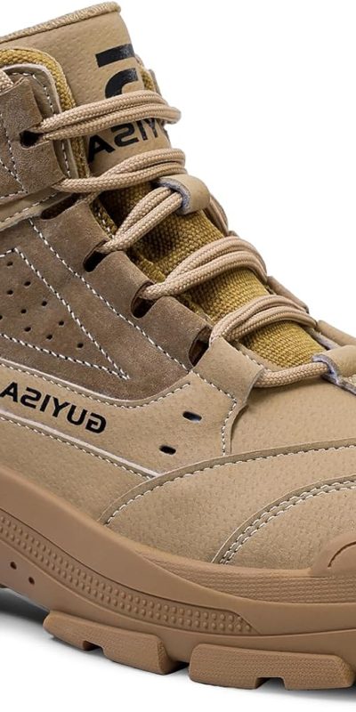 Indestructible Steel Toe High Top Work Boots for Men