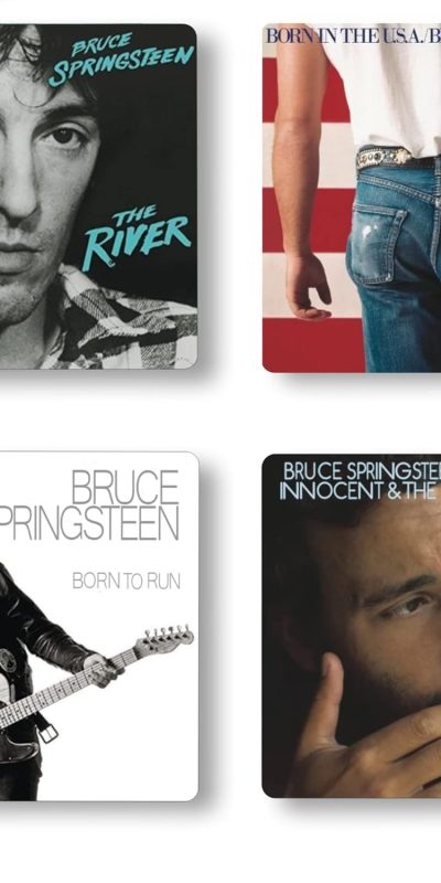 Springsteen Cover Art Coasters Set for Music Lovers
