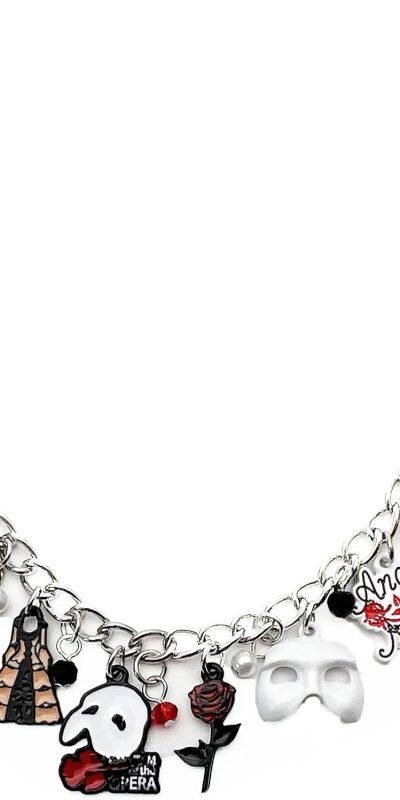 Broadway Horror Charm Necklace for Women - Cosplay Metal