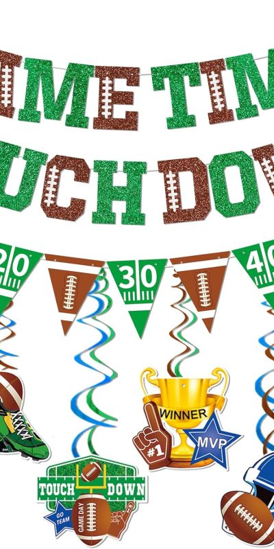 2024 Super Bowl Touchdown Banner for Game Day Decor
