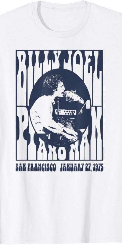 Billy Joel Piano Man 1975 T-Shirt - Classic Fit