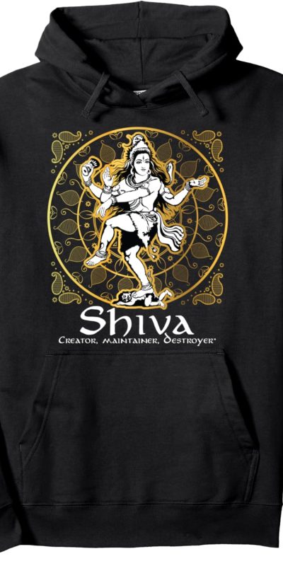 Shiva 'Creator, Maintainer, Destroyer' Pullover Hoodie - Unisex Size