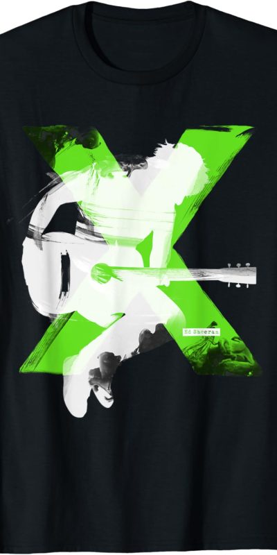 Ed Sheeran Multiple Silhouette Graphic T-Shirt - Size M