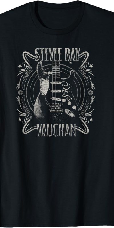 Stevie Ray Vaughan - Blues Rock Music Guitar T-Shirt