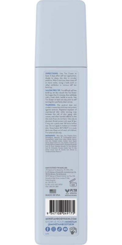 Minetan Self Tan Foam – Deep Dark Brown, 6.7 Fl Oz