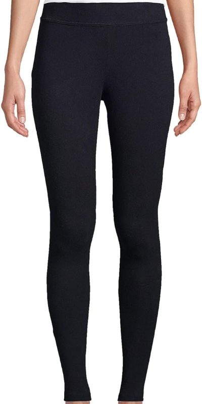 Lands' End Women's Starfish Mid Rise Knit Leggings