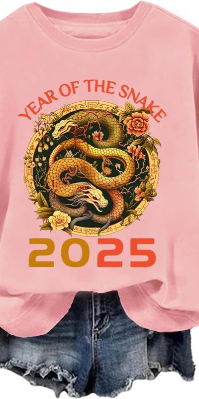 Year Of The Snake Sweatshirt, 2025 Chinese New Year Chinese Sweatshirt, 2025 Lunar New Year Snake Sweatshirt, Unisex