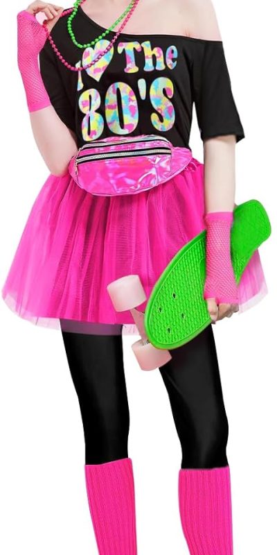 80s Ladies Costumes 80s Costumes Ladies Costumes Accessories Halloween Cosplay Retro Theme Party