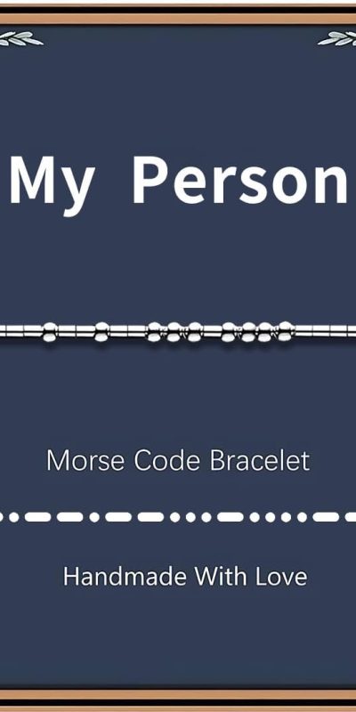 morniface Morse Code Bracelets for Women, Inspirational Gifts Jewelry Girls Birthday Graduation Gifts for Her Best Friends