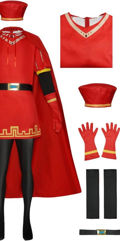 Lord Farquaad Anime Cosplay Red Hat Complete Halloween Party Cosplay