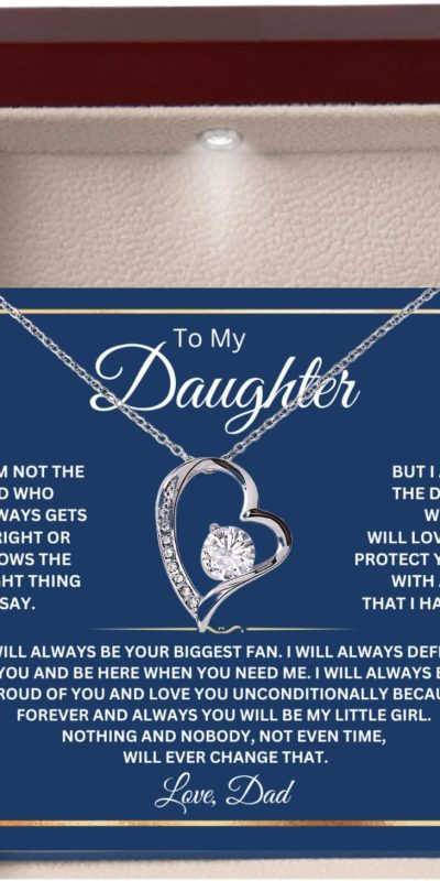 To My Daughter Necklace From Dad With Heartfelt Message, Father Daughter Gifts From Dad, Birthday Gift For Daughter Adult, Father Daughter Necklace, Daddy Daughter Gifts For My Daughter, Necklace For Daughter From Mom, Gifts For Grown Daughter
