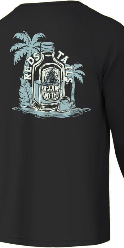 Palmyth Fishing Shirts for Men Long Sleeve UPF 50+ T Shirt Sun Protection Tee