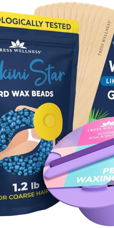 Tress Wellness Wax Melting Bowl with Bikini Wax