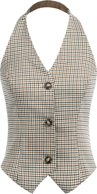Belle Poque Vest for Work Vintage Button Down Suit Waistcoat