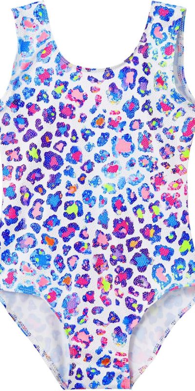 Domusgo Gymnastics Leotards for Girls Sparkly One Piece Tumbling Outfits