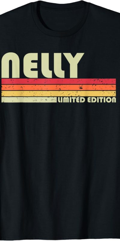 NELLY Name Personalized Retro Vintage 80s 90s Birthday T-Shirt