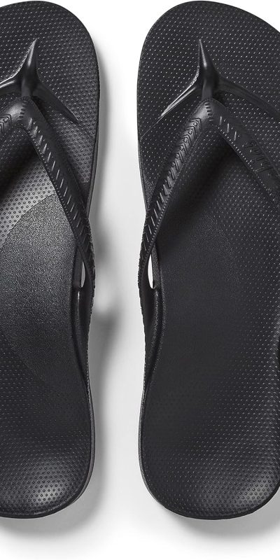 Archies Arch Support Flip Flops for Men & Women – Orthotic Sandals for Plantar Fasciitis Relief – Lightweight, Cushioning, Shock-Absorbing Thong Sandals for Walking, Foot Pain & All-Day Comfort