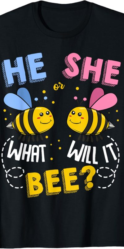 He Or She What Will It Bee Baby Party Gender Reveal Tshirt T-Shirt