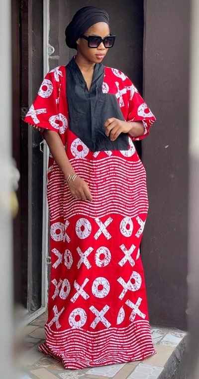 African Print Maxi Bubu Dress