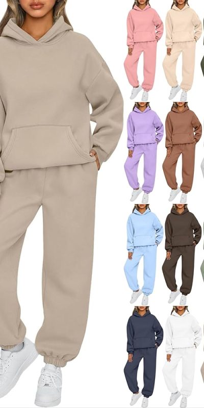 Baggy Sweatpants and Sweatshirt