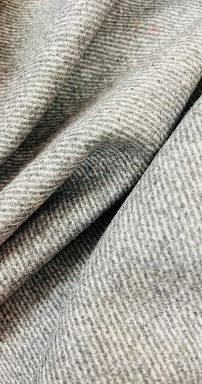 Italian stripe luxury Cashmere Wool Fabric