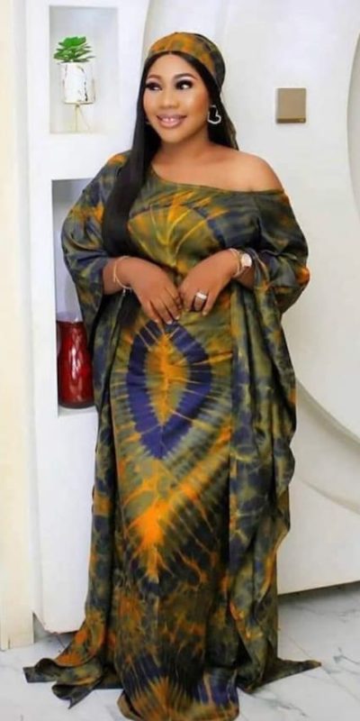 Sandy Adire Kaftan print Bubu